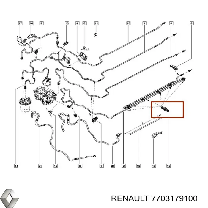 7703179100 Renault (RVI) 