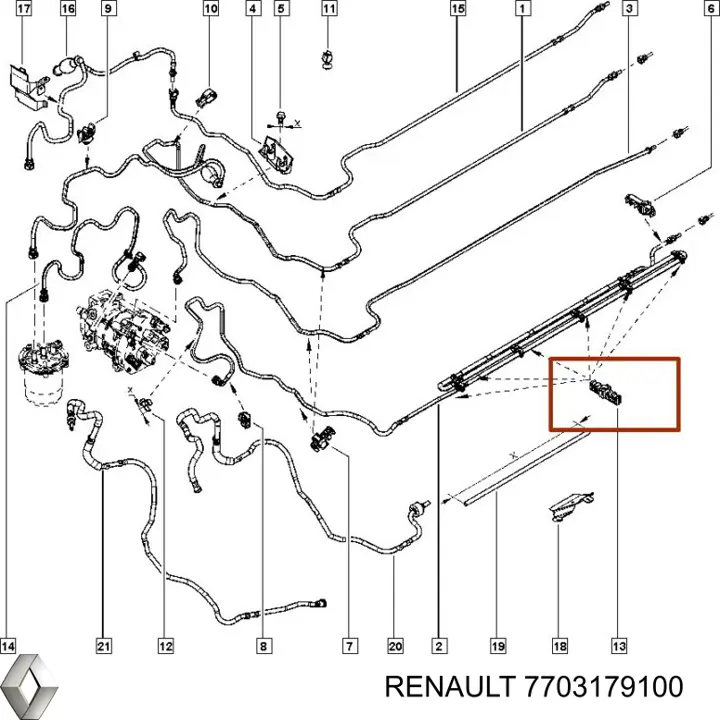  Renault (RVI) 7703179100 ціна, від 21.95 USD