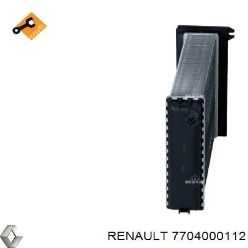 7704000112 Renault (RVI) радіатор пічки (обігрівача)