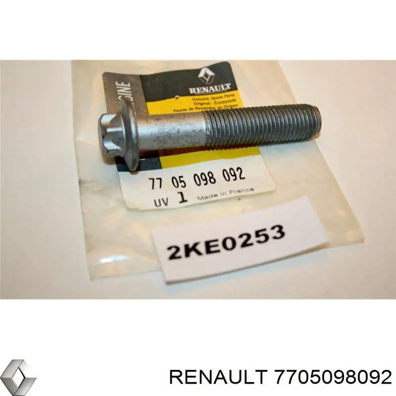 Купити 7705098092 Renault (RVI) Болт колінвалу