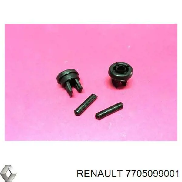 Кліпса полиці салону Renault (RVI) 7705099001 ціна, від 0.51 USD