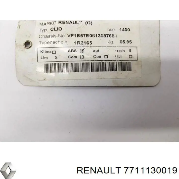 Регулятор вентилятора обігрівача Renault (RVI) 7711130019 ціна, від 114.02 USD