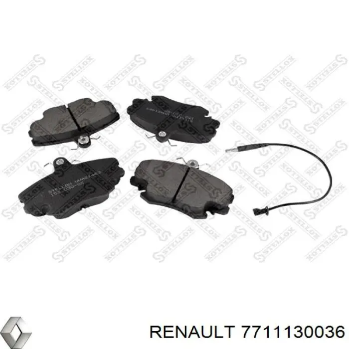 Гальмівні колодки Renault (RVI) 7711130036 ціна, від 15.43 USD