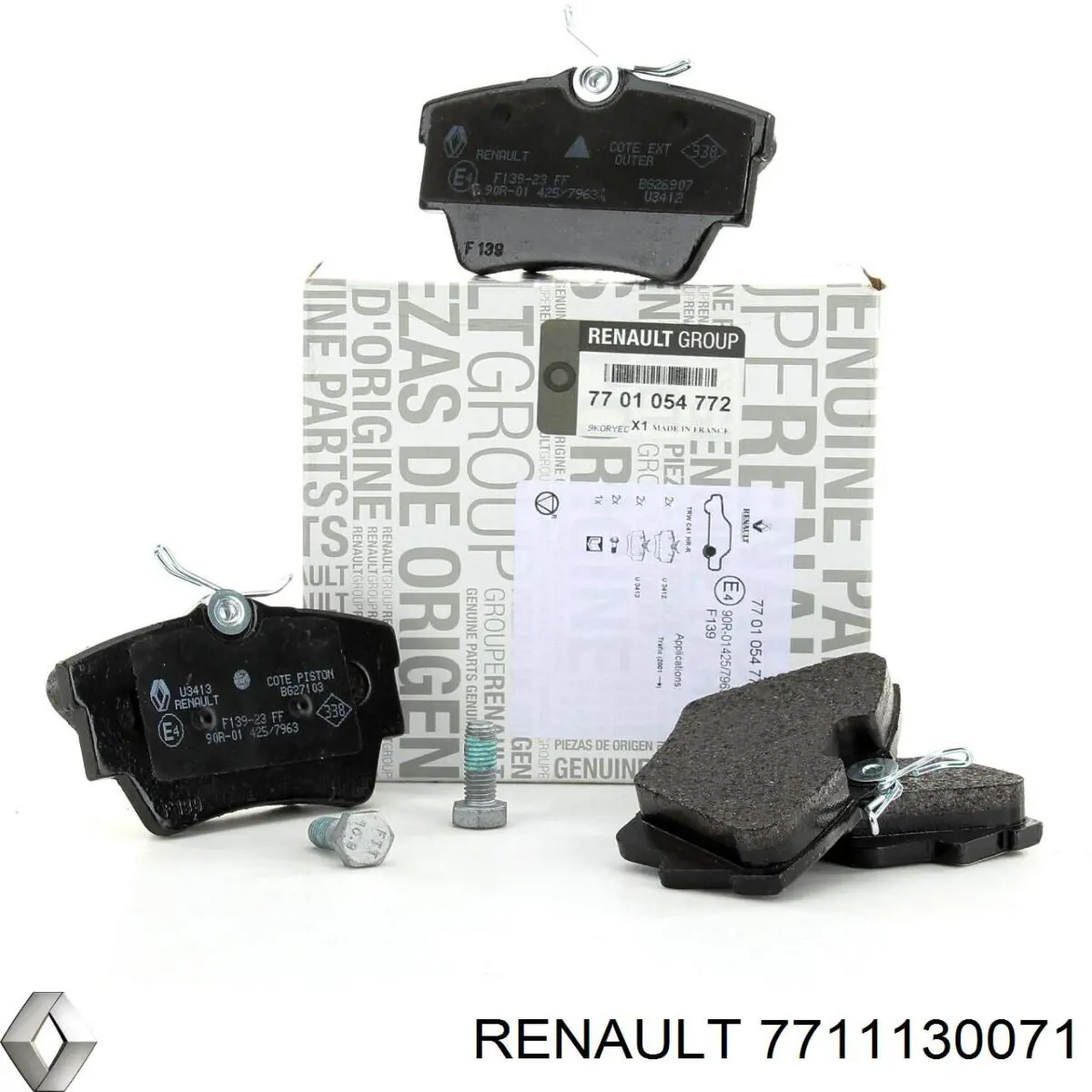 7711130071 Renault (RVI) Передні гальмівні колодки