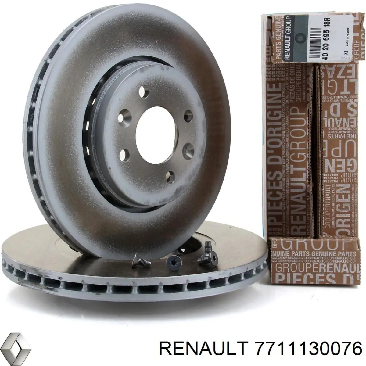 Диск гальмівний задній Renault (RVI) 7711130076