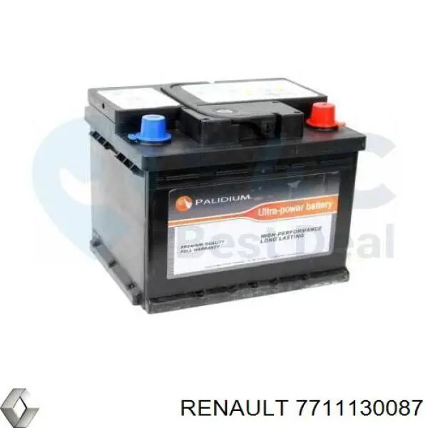 Акумуляторна батарея, АКБ Renault (RVI) 7711130087