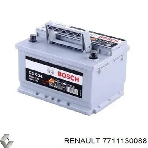Батарея акумуляторна Renault (RVI) 7711130088 ціна, від 136.13 USD