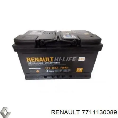 7711130089 Renault (RVI) акумуляторна батарея, акб