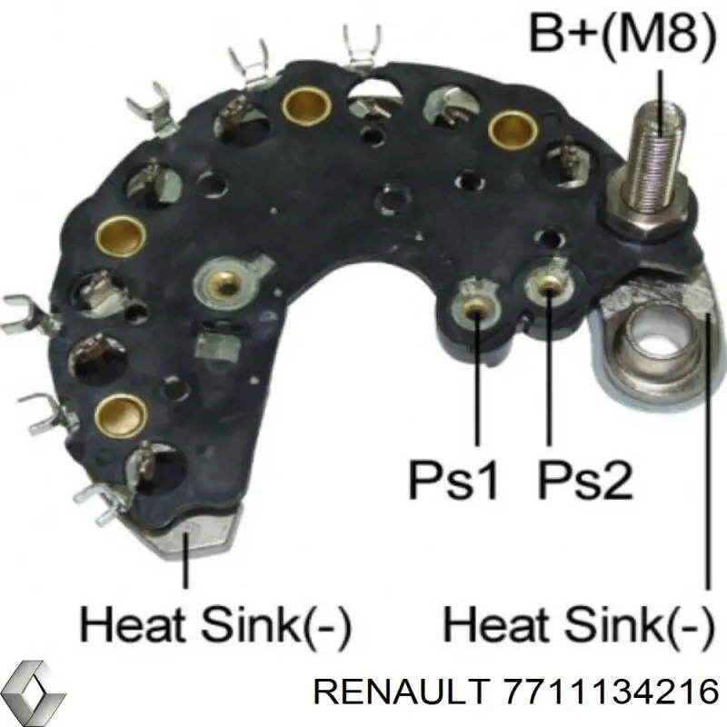 7711134216 Renault (RVI) генератор