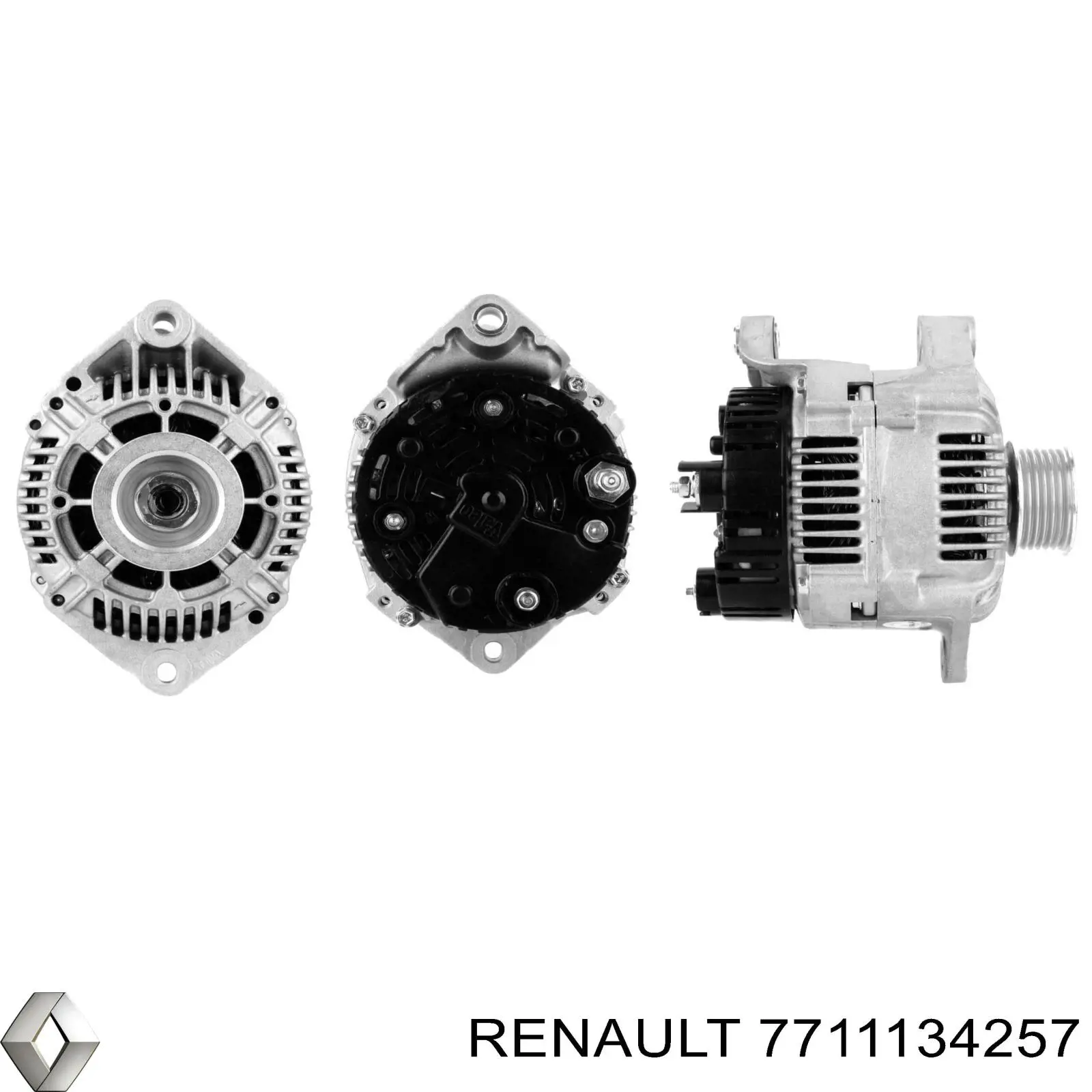 Генератор Renault (RVI) 7711134257 ціна, від 53.21 USD