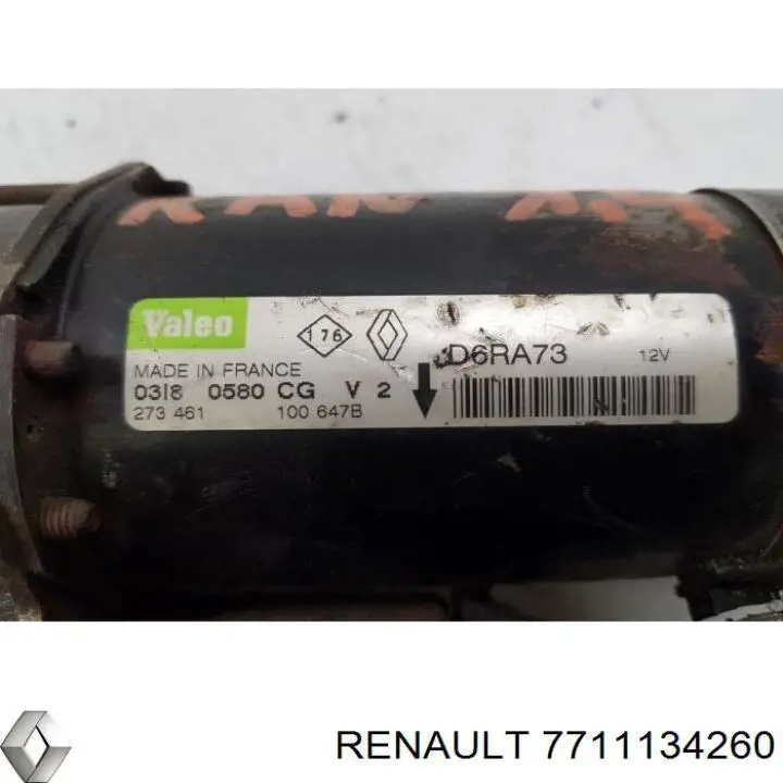 7711134260 Renault (RVI) стартер