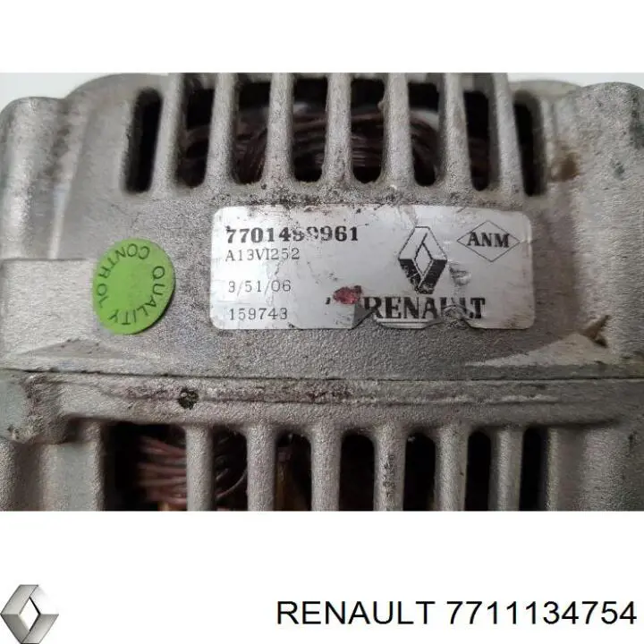 7711134754 Renault (RVI) генератор