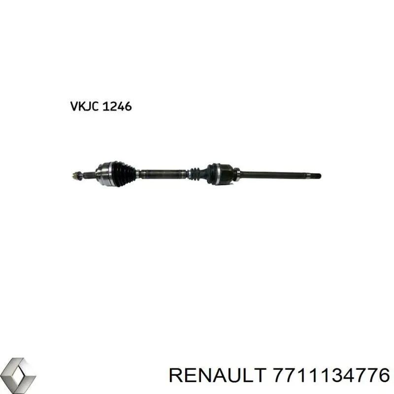 Піввісь передня, права SNR DK55219 ціна, від 127.08 USD