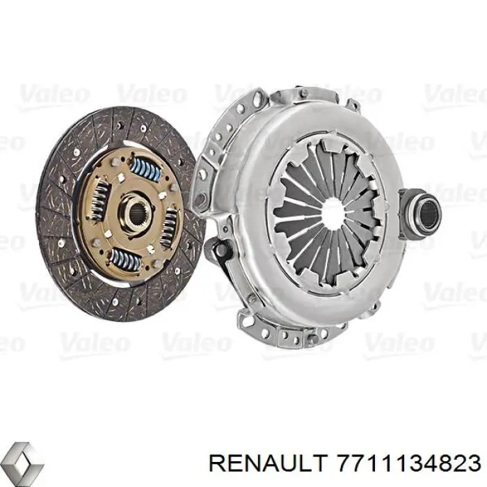 Купити 7711134823 Renault (RVI) Комплект зчеплення (диск, корзина, підшипник)
