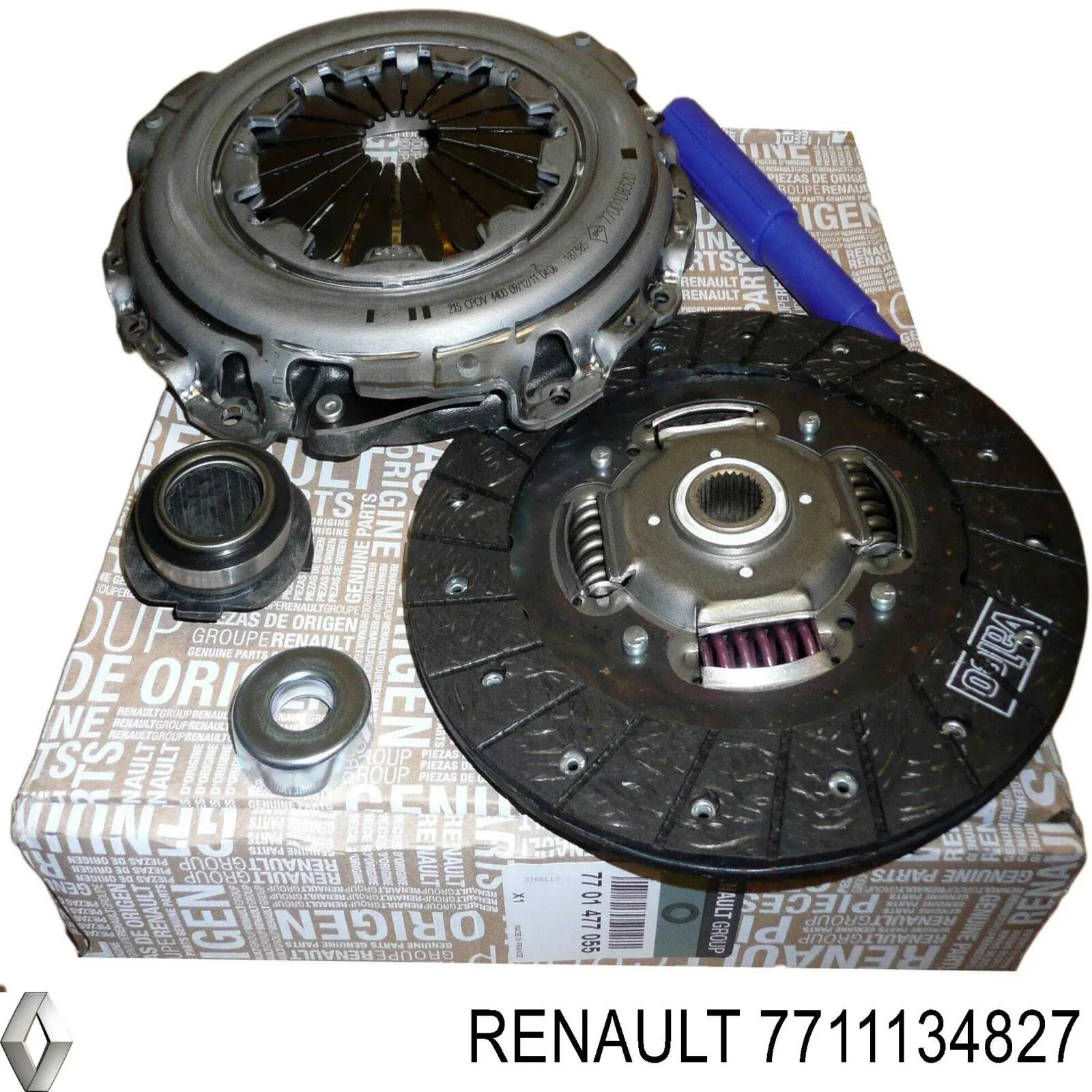 Комплект зчеплення (3 частини) Renault (RVI) 7711134827 ціна, від 118.15 USD