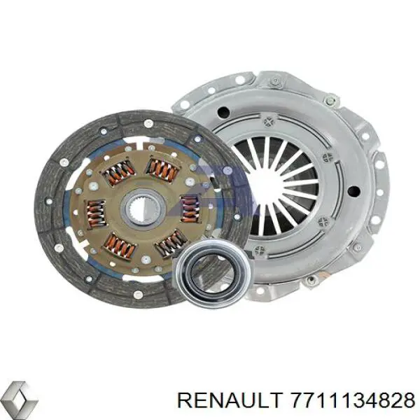 Купити 7711134828 Renault (RVI) Комплект зчеплення (диск, корзина, підшипник)