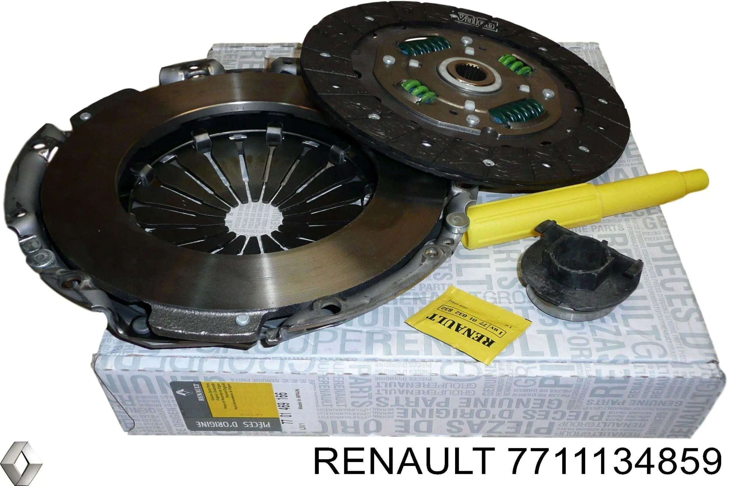 Комплект зчеплення (3 частини) 7711134859 Renault (RVI)