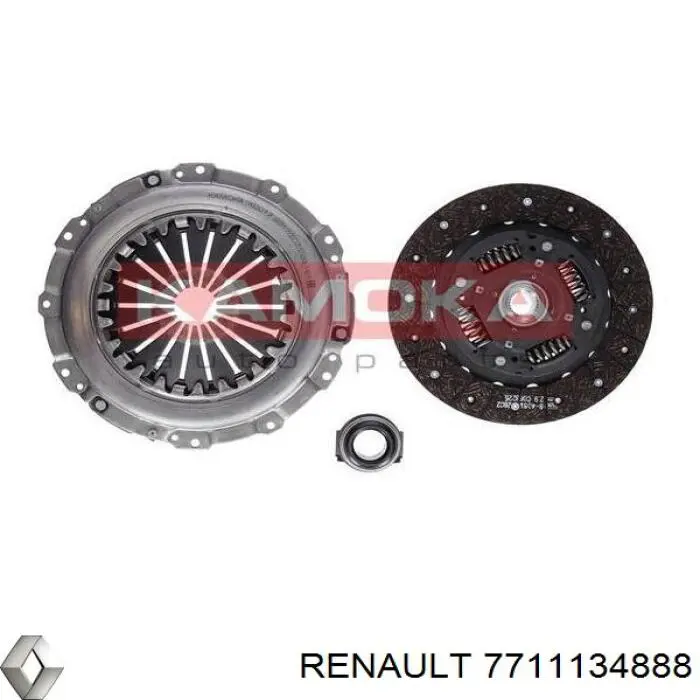 7711134888 Renault (RVI) комплект зчеплення (3 частини)