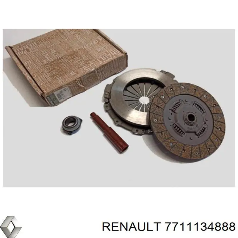 Комплект зчеплення (3 частини) Renault (RVI) 7711134888 ціна, від 111.17 USD