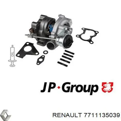 7711135039 Renault (RVI) турбіна