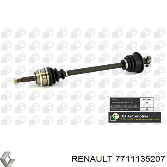 Купити 7711135207 Renault (RVI) Шарнір приводу зовнішній
