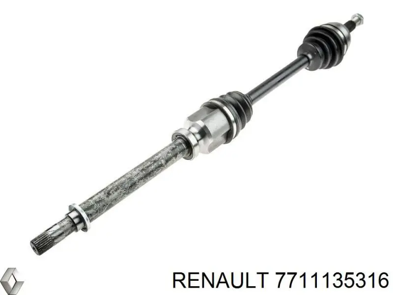 Купити 7711135316 Renault (RVI) Піввісь права