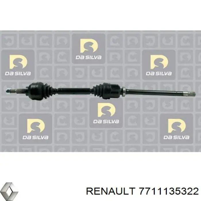 Купити 7711135322 Renault (RVI) Піввісь права