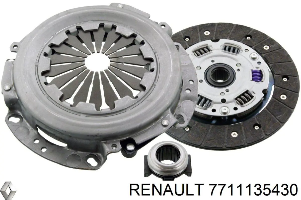 7711135430 Renault (RVI) комплект зчеплення (3 частини)