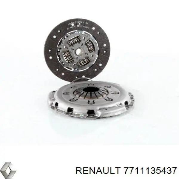 7711135437 Renault (RVI) комплект зчеплення (3 частини)
