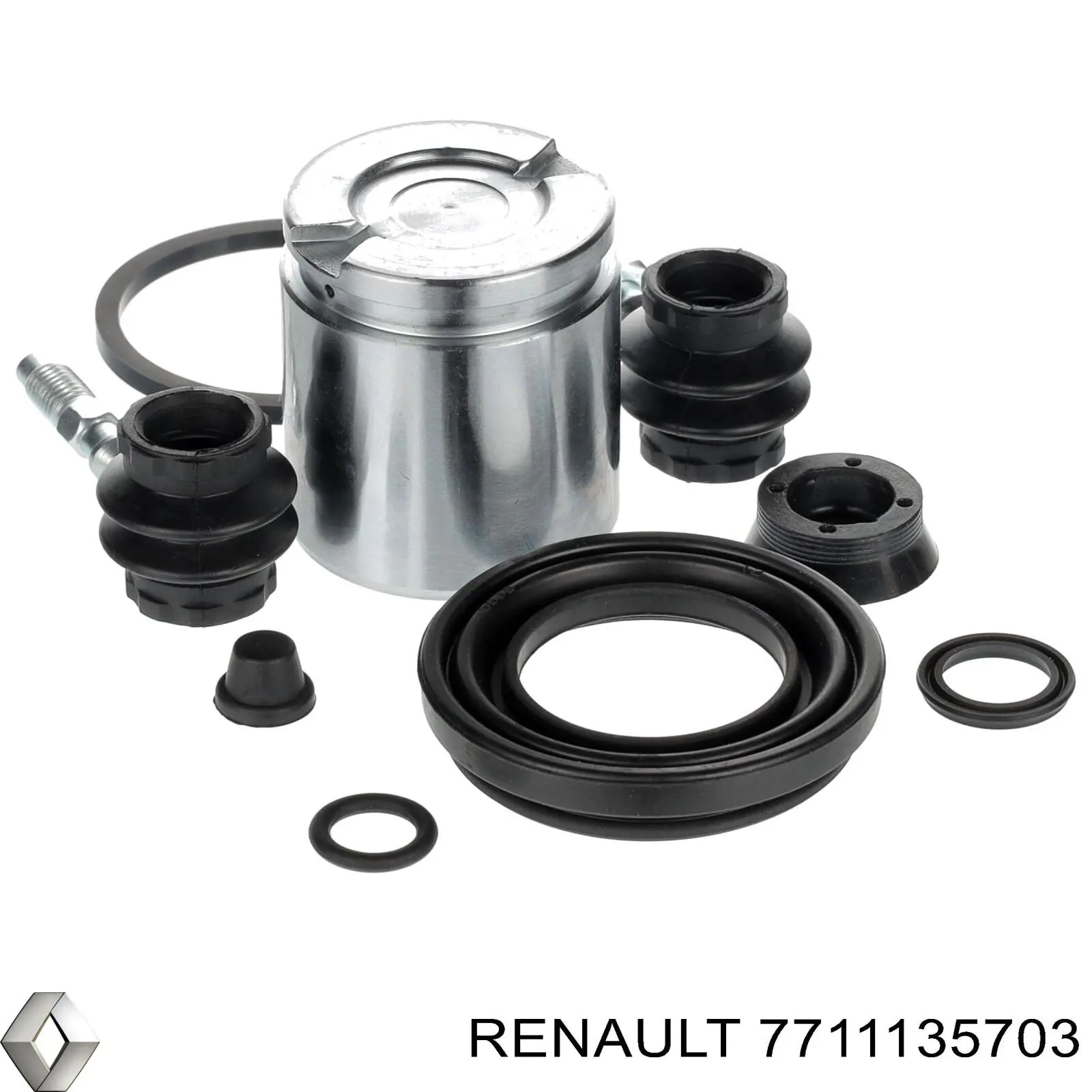Супорт задній правий 7711135703 Renault (RVI)
