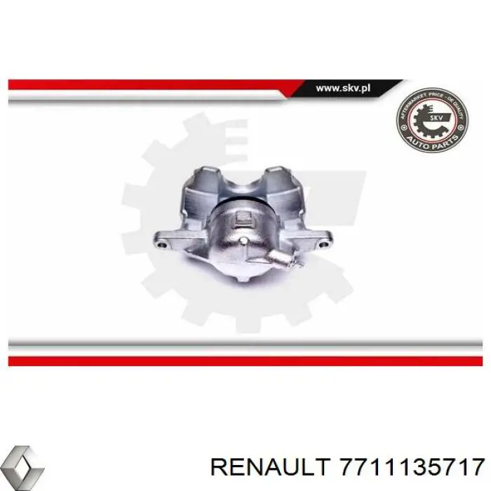 Супорт гальмівний передній лівий Renault (RVI) 7711135717 ціна, від 45.77 USD