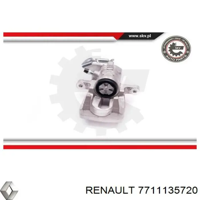 7711135720 Renault (RVI) Супорт гальмівний задній правий