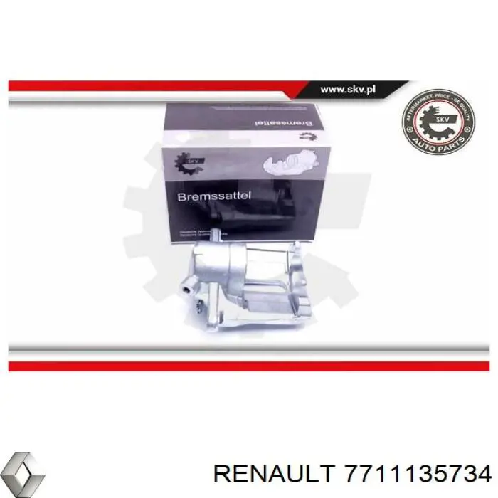 Супорт гальмівний передній лівий Renault (RVI) 7711135734 ціна, від 15.50 USD