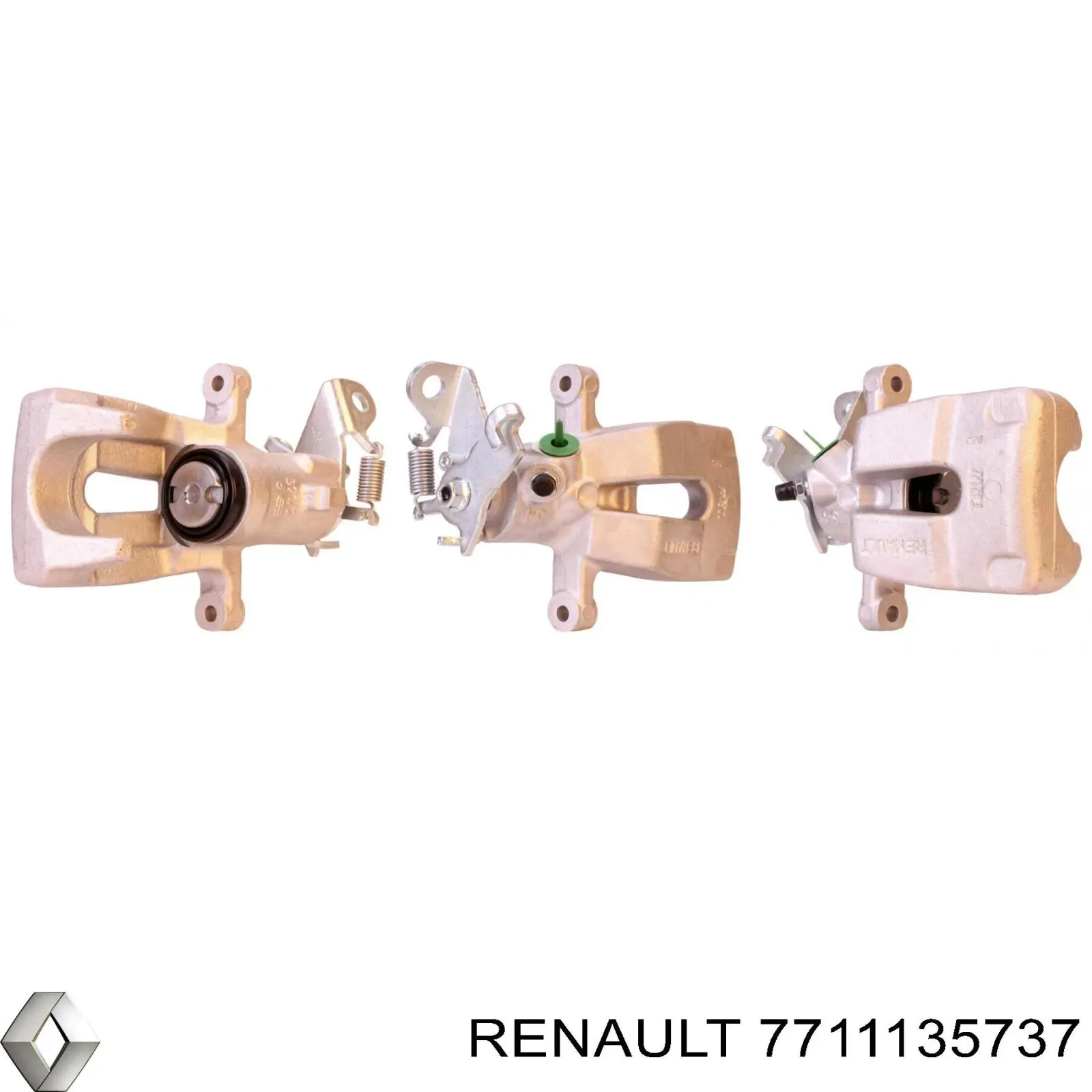 Супорт гальмівний задній правий Renault (RVI) 7711135737 ціна, від 42.04 USD