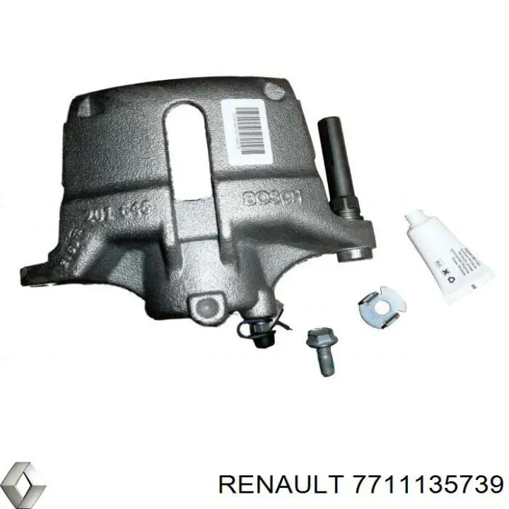 Супорт гальмівний передній правий Renault (RVI) 7711135739 ціна, від 39.26 USD