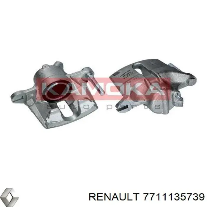 Супорт гальмівний передній правий 7711135739 Renault (RVI)
