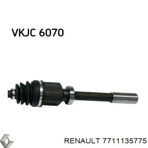 Піввісь права DS7333RA BGA