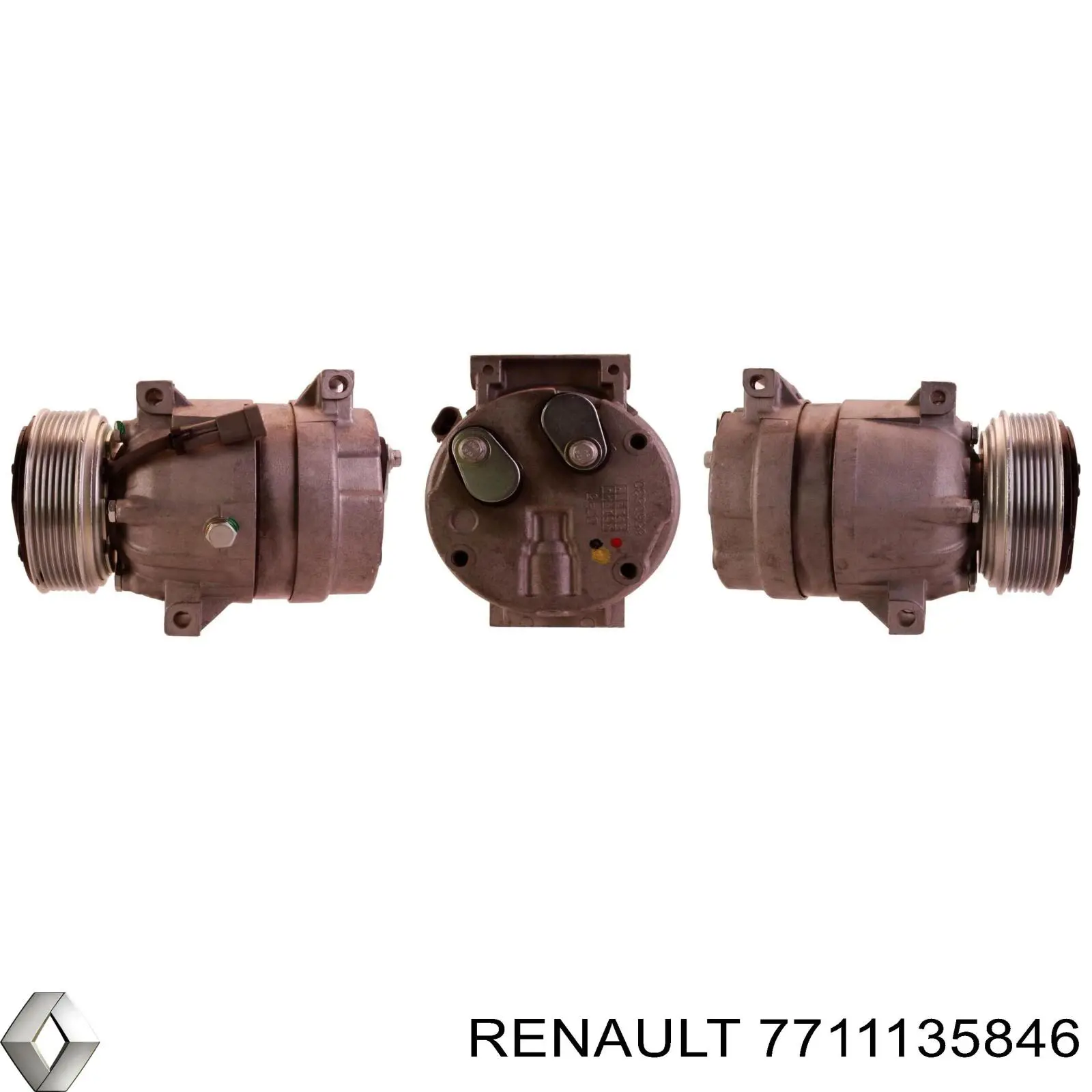 7711135846 Renault (RVI) компресор кондиціонера