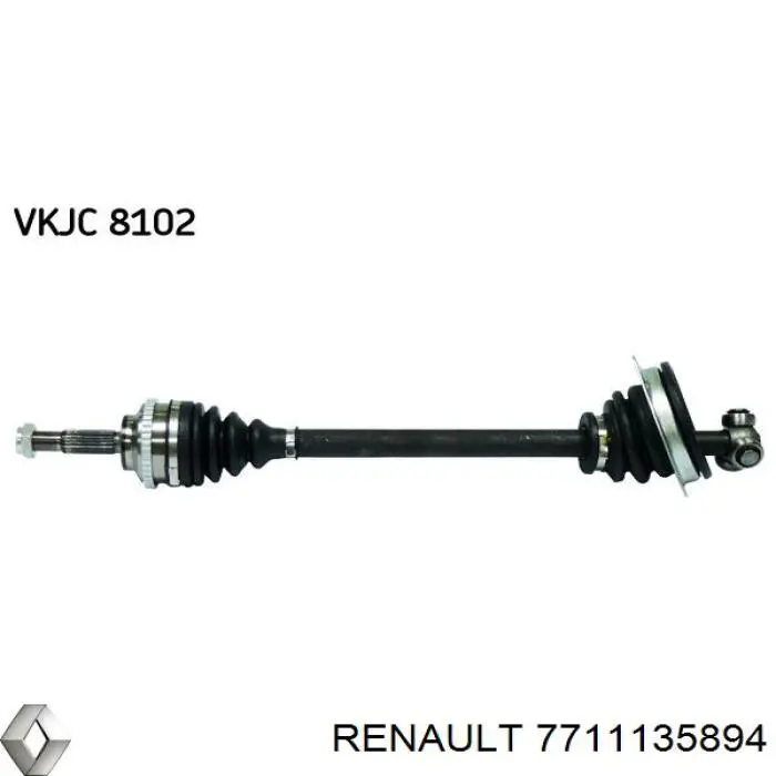 Привід передній лівий Renault (RVI) 7711135894 ціна, від 50.68 USD