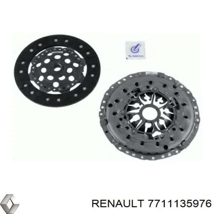 Купити 7711135976 Renault (RVI) Комплект зчеплення (диск, корзина, підшипник)