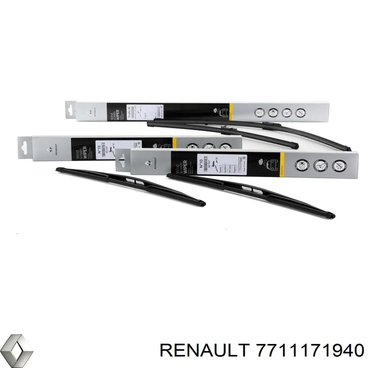 Двірник задній Renault (RVI) 7711171940