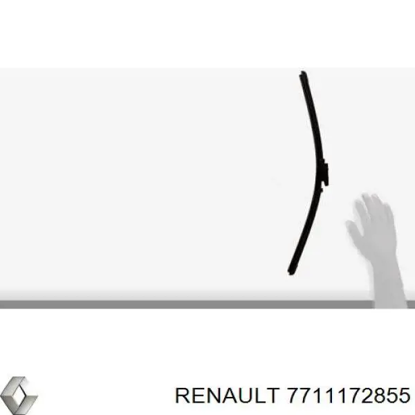 Щітка-двірник лобового скла, водійська Renault (RVI) 7711172855 ціна, від 11.36 USD