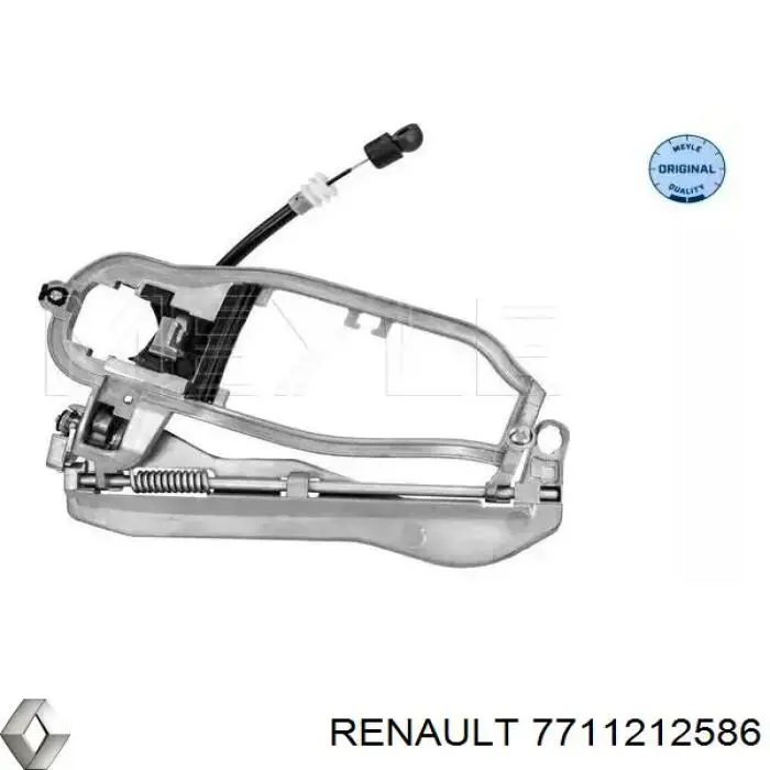 7711422390 Renault (RVI) бризковики задні, комплект