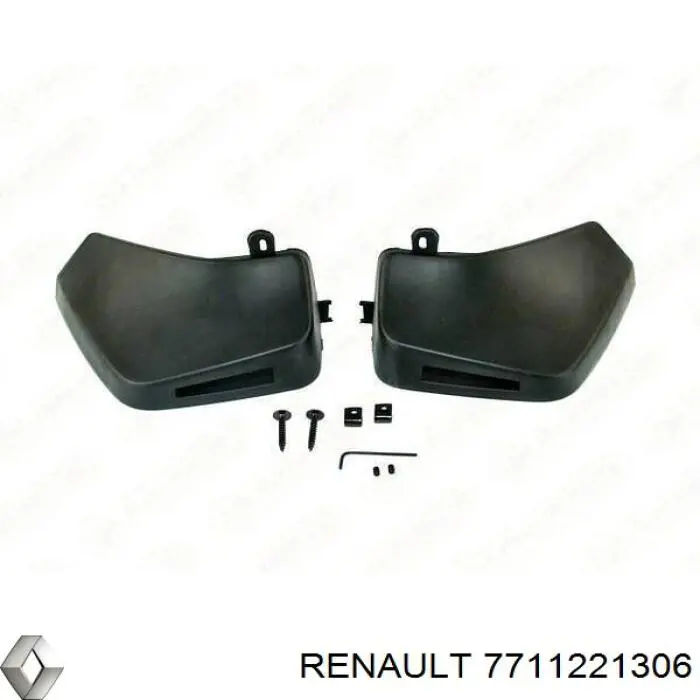 Бризковики задні, комплект Renault Megane 2 (BM0, CM0) (Рено Меган)