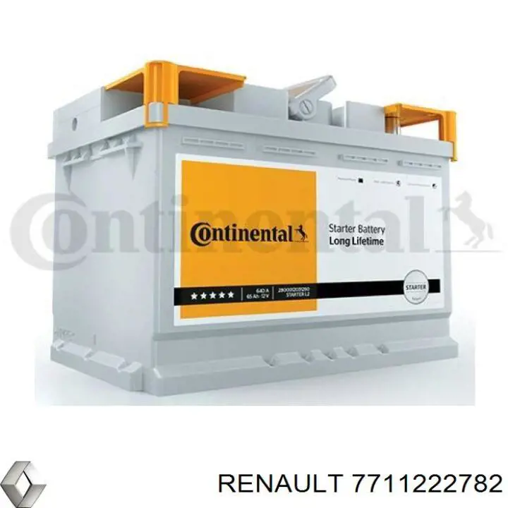 Купити 7711222782 Renault (RVI) Автомобільна батарея