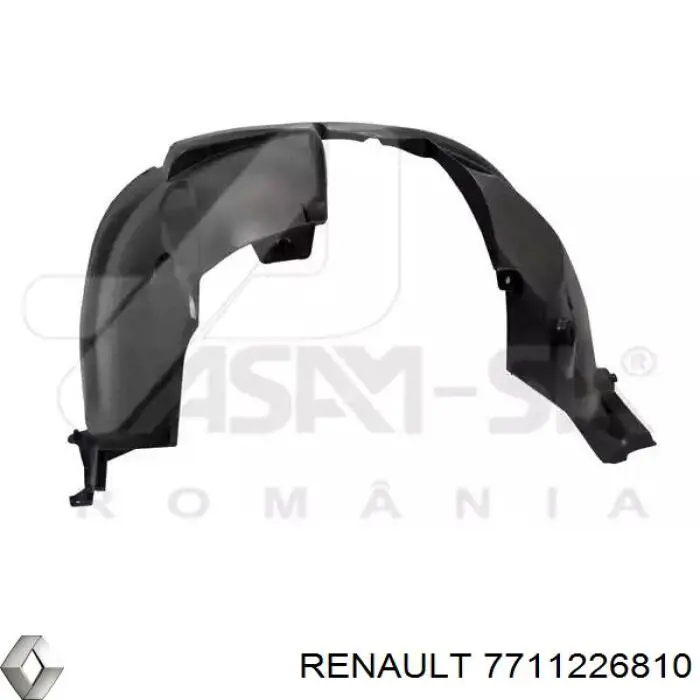 Купити 7711221308 Renault (RVI) Бризковики задніх коліс