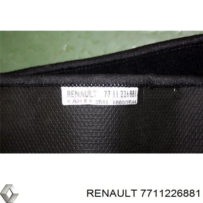 Килимок багажного відсіку Renault Scenic GRAND 2 (JM) (Рено Сценік)