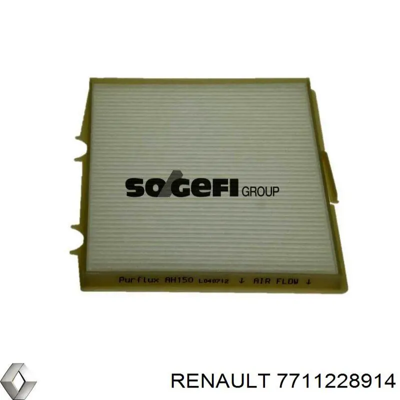 7711228914 Renault (RVI) фільтр салону
