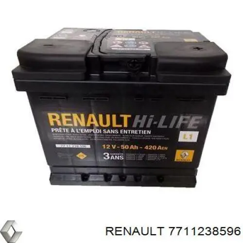 Купити Акумулятор Renault (RVI) (7711238596)