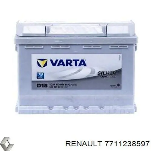 Купити 7711238597 Renault (RVI) Автомобільна батарея